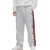 Simple Stitching Casual Sports Breasted Sweatpants