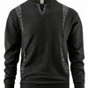 Men's Contrast Color Pullover Sweater