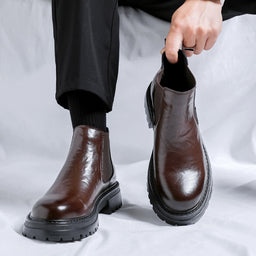 Low-top Martin Boots Mid-top British Style Men's Shoes