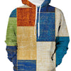 Stitching Pattern 3D Digital Printing Sweater Spring And Autumn Men's Hoodie