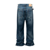 Men's Wrinkled Textured Casual Jeans
