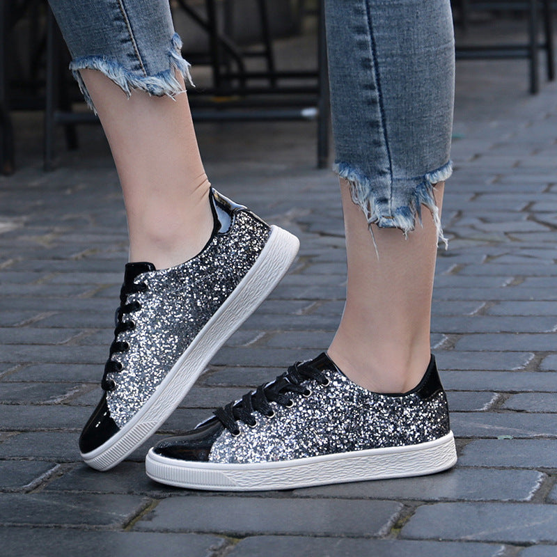 Women's Colorful Sequins Casual Low-top Shoes
