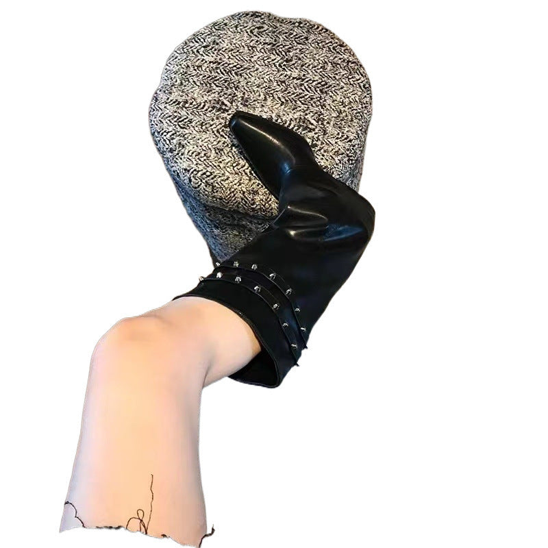 Stivale da cowboy western retrò a punta