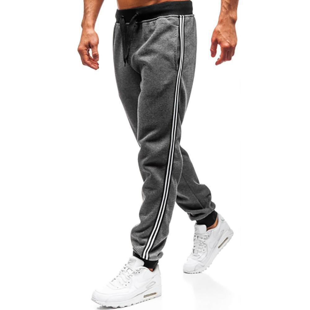 Pantaloni casual estivi da uomo larghi con cuciture oblique