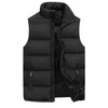 Men's Cotton Padded Clothing Vest Casual Warm Cotton-padded Coat Cotton Vest Sleeveless Vest