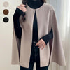 Woolen Overcoat Women's Autumn All-matching Outer Wear Shawl