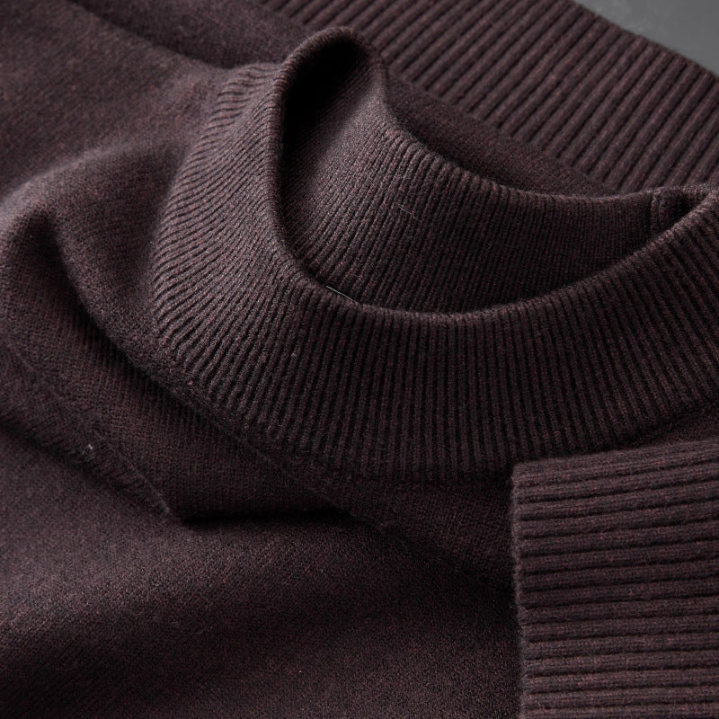 Men's Half-high Collar Warm Long Sleeves Knitwear