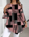 Maglia comoda e casual con orlo asimmetrico