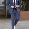 Pantaloni del tailleur cappotto slim-fit tinta unita due pezzi