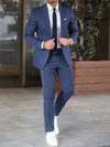 Pantaloni del tailleur cappotto slim-fit tinta unita due pezzi