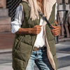 Cardigan gilet elegante con cappuccio e vestibilità slim double face
