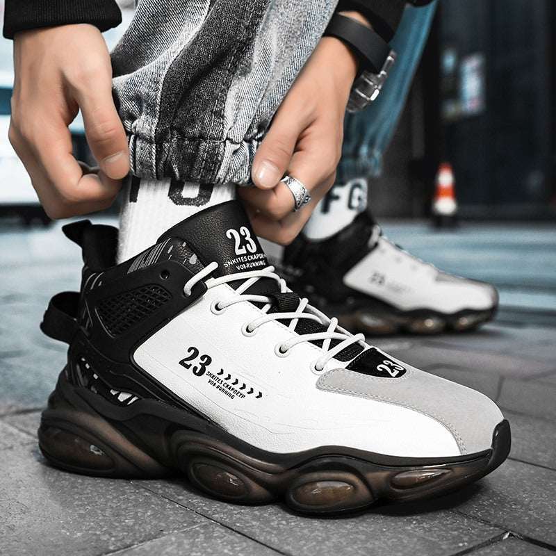 High-top Basketball Sneaker Men's Casual Platform