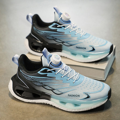 Shock Absorption Rotating Youth Button Sneaker