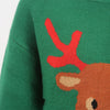Cartoon Deer Christmas Sweater Pullover Long Sleeve
