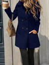 Solid Color Loose Fit Fashion Slim Hat Woolen Coat