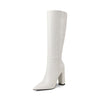 Pointed Toe Chunky Heel High Heel Autumn And Winter Women's High Boots