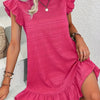 Casual And Fashionable Women's Pleated Waistband Dress