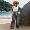 Black Korean Style Straight-leg Pants Women's Trousers