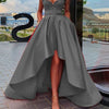Ladies Evening Dress Sexy Tube Top Satin