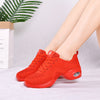 Women's Summer Breathable Fly Woven Mesh Soft Bottom Dancing Shoes
