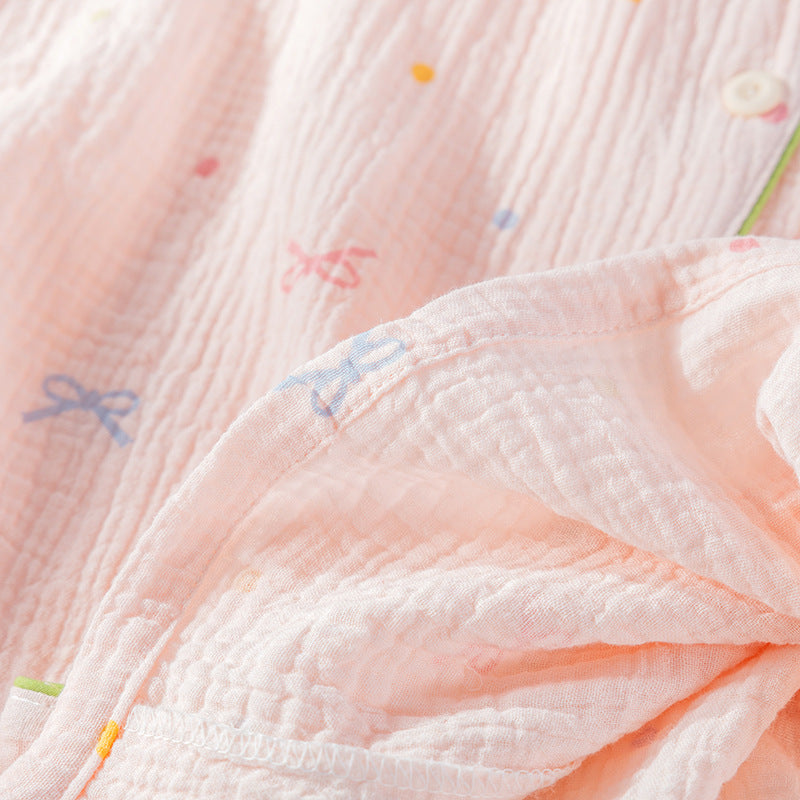 Pigiama da donna alla moda in garza di cotone