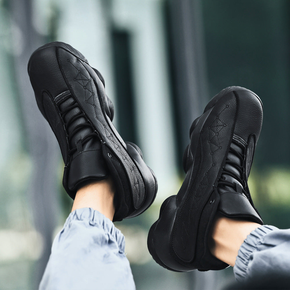 Men's High-top Trend Platform Casual Shoes Plus Size Running