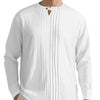 Long Sleeve New Solid Color Linen Design European And American Men's Casual