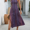 Holidaya Vintage Style Women's Printed Strap Dress