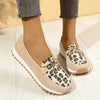 Round Toe Flat Bottom Metal Buckle Low-cut Leisure Pumps