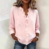 Camicia in cotone a maniche lunghe con balze