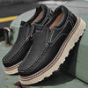 Low-top Thick-soled Men's Big Toe All-match Casual Leather Shoes