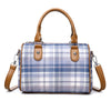 Borsa a tracolla rotonda in stile Plaid Academy