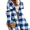 New Fashion Plaid Wool Coat Mid-length