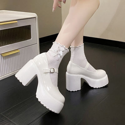 Fashion Personality Vintage Mary Jane Shoes Women