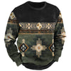 Men's Street Sports Fashion Round Neck Sweater