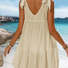 Loose-fit  Strapless Sun-protective Dress
