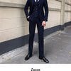Abito da uomo tre pezzi slim fit versatile e casual