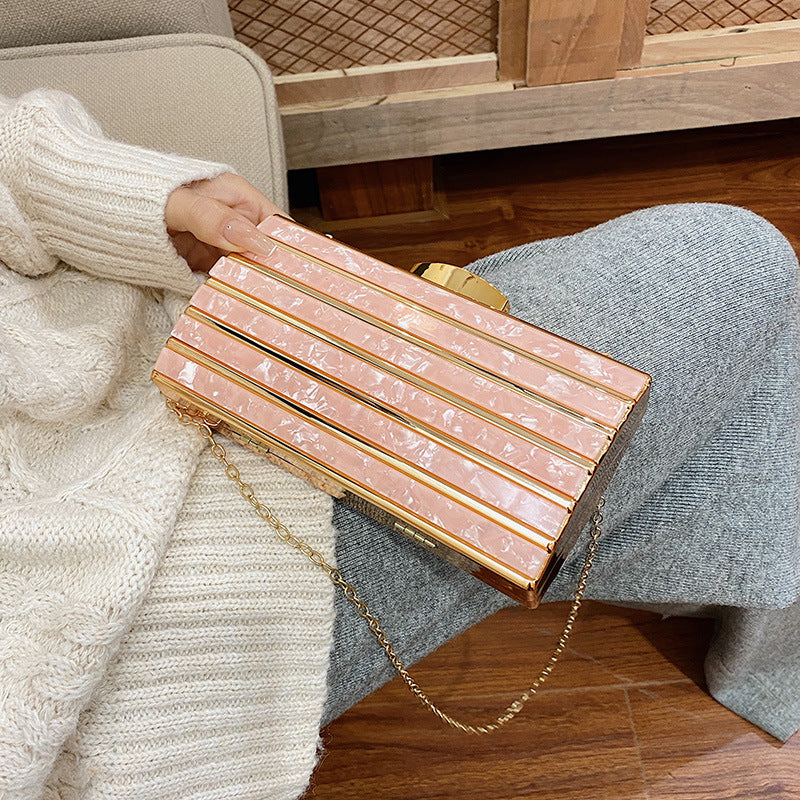 Borsa da sera in acrilico di alta qualità da donna