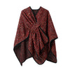 Women's Colorful Sequined Christmas Style Cross Shawl
