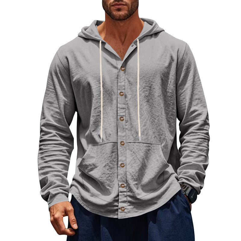 Spring And Autumn American Style Loose Men's Shirt Loose