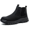 Anti-smashing And Anti-penetration Four Seasons Steel Toe Cap Waterproof Work Shoes