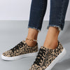 Leopard Print All-matching Four Seasons Lace Up Casual Sneaker