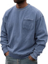 Men's Pullover Round Neck Long Sleeves Sweater