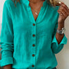 Camicia Casual con Collo Coreana, Vestibilità Comoda e Versatile, di Tendenza