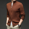Fashion Autumn New Zipper Collar Sweater Men