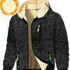 Thickened Men's Sports Fitness Casual Jacquard Hooded Jacket