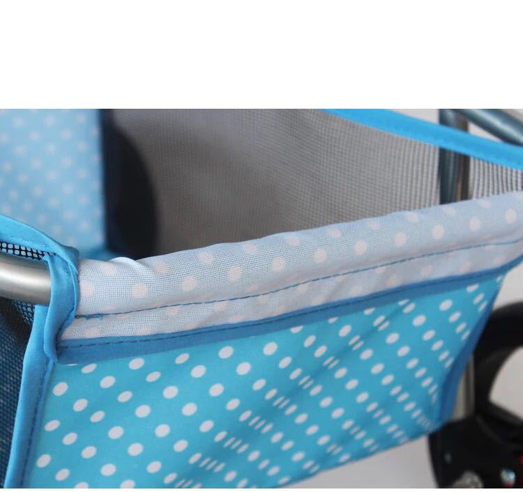 Lightweight Folding Pet Trolley Dogs And Cats Dog Out Stroller Three-wheeled Pet Stroller Dog Out Stroller Supplies