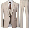 Completo da uomo tre pezzi abbigliamento da lavoro abbigliamento formale