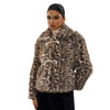 New Buckle Lapel Leopard Print Coat