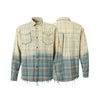 Autumn Retro Wash Stitching Long-sleeved Shirt